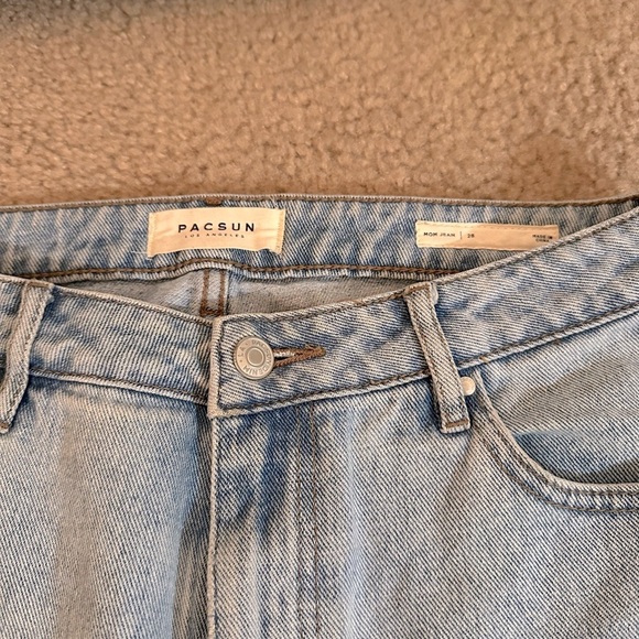 PacSun Blue Ankle Cropped Jeans - Picture 4 of 4